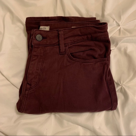 Burgundy Skinny Jeans - Picture 4 of 6